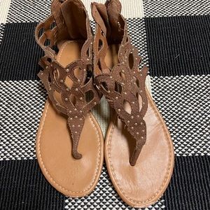 Brown sandals